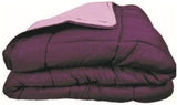 Couette CALGARY Choklad/Corail 140 Täcken och täcken Naty Shop 200X200X1 Cm