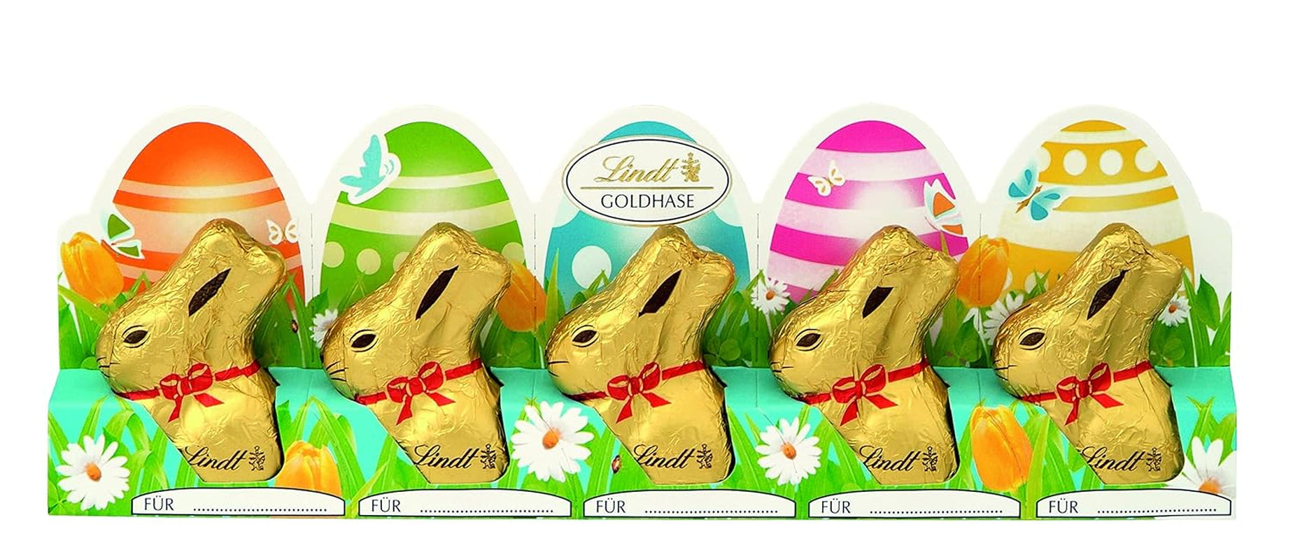 Mini Golden Bunny perforerad 5-pack (5 x 50 g)