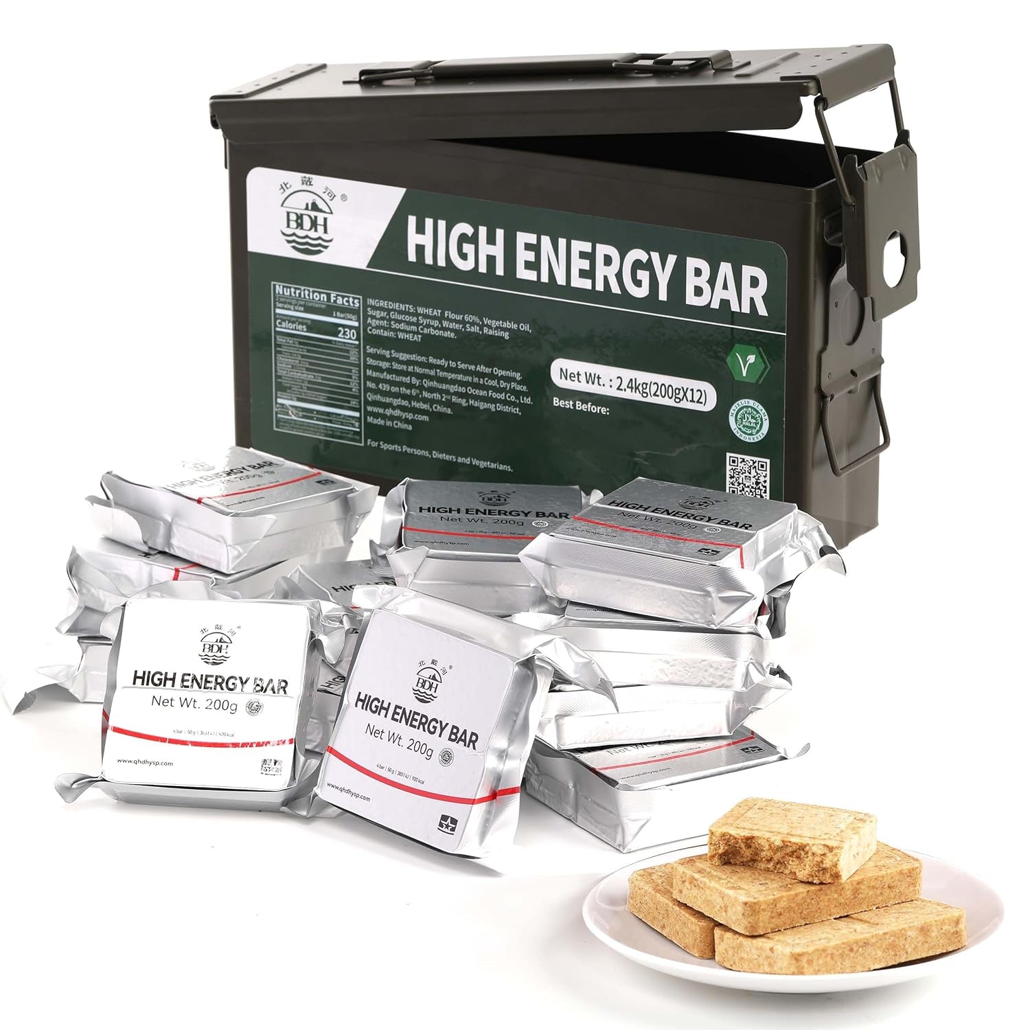 Nödbarer Chokladsmak Överlevnadstabletter för utomhusaktiviteter Camping Nödstorm Jordbävning Katastrof Long Life Preparedness Kit 12 st
