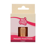 Funcakes Metallic Food Paint, Copper Color: Skapa metalliska effekter på fondant, marsipan, royal glasyr och kakor. 100 % ätbar matfärg, Halal, lämplig för vegetarianer och veganer. 30 ml.