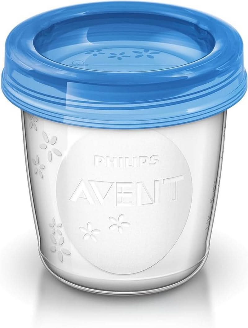 Philips Avent Austellungssystem Für Muttermilch, Becher Inklusive Deckel, Adapter (Modell SCF618/10) Tillbehör Mat och amning Bebe Naty Shop