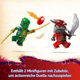 LEGO NINJAGO Lloyd's Action Speedster - Leksaksbyggarbil med 2 minifigurer för rollspel, byggande leksaksbil för barn - present till pojkar och flickor från 7 år 71828 Byggset Besuche den LEGO-Store