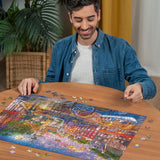 Ravensburger Puzzle 12000884 Sunset Amsterdam - 1000 bitars pussel för vuxna i åldern 14+ Puzzle Naty Shop