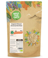 Pinhead Organic Wholefood Jordhavremjöl (grovt) - 1 kg, stabiliserat, icke-GMO, veganskt, fiberrikt, kontrollerat ekologiskt jordbruk