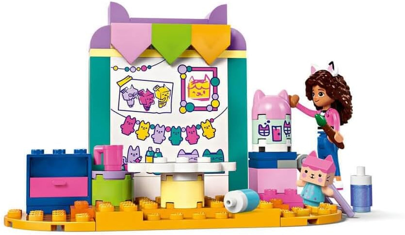 LEGO 4+ Gabbys dockskåp Hantverksnöje med babylåda, rollspelsset, skapande konst och hantverksset för flickor och pojkar 4 år gamla, modell leksakshus 10795 Byggset Beuche den LEGO-Store