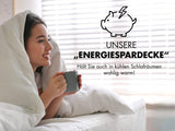 Traumnacht energisparfilt - Extra varm vinterfilt med en fyllnadsvikt på 1 685 g, 100 % mikrofiber, tvättbar i 60 grader, 135X200 cm, Oeko-Tex certifierad, producerad enligt den tyska kvalitetsstandarden Överkast och täcken Naty Shop