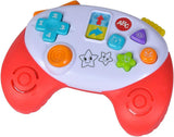Simba 104010017 - ABC-spelkontroll, babyleksak, djurljud, sånger, 20+ ljud, från 12 månader, motoriska färdigheter, spelkonsol, toddlerleksak, lektelefon Bebe Toys Naty Shop Standardtitel