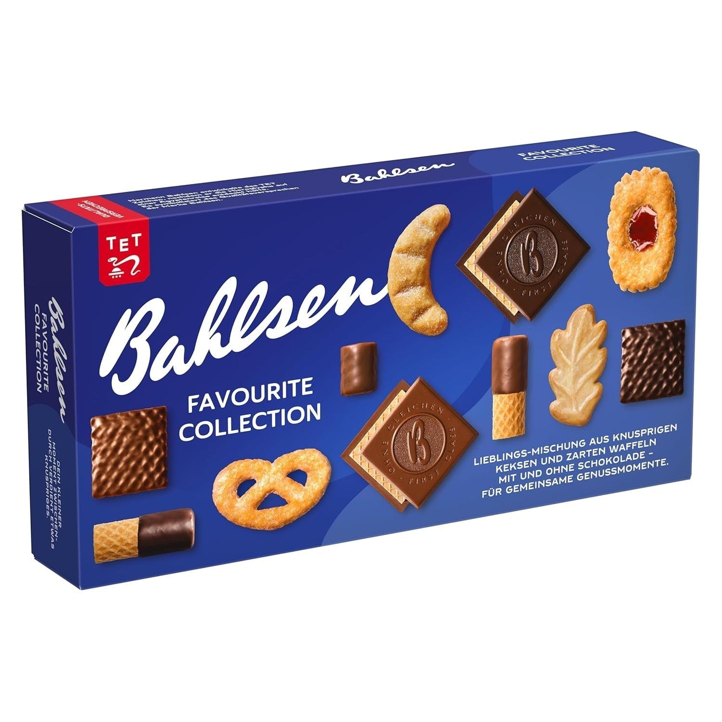 Bahlsen Favorite Collection S Paket med 6 Crunchy Biscuits & Wafer Mix Mörk chokladmjölk (6 x 161g / 966g)