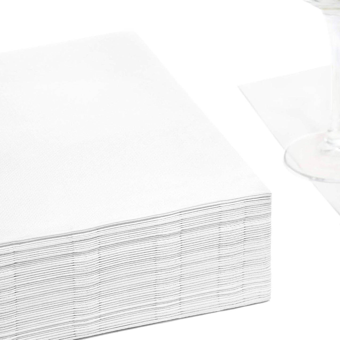 Papstar, 50 servetter "ROYAL Collection" 1/4-faldigt 48 Cm X 48 Cm Vit, #11577