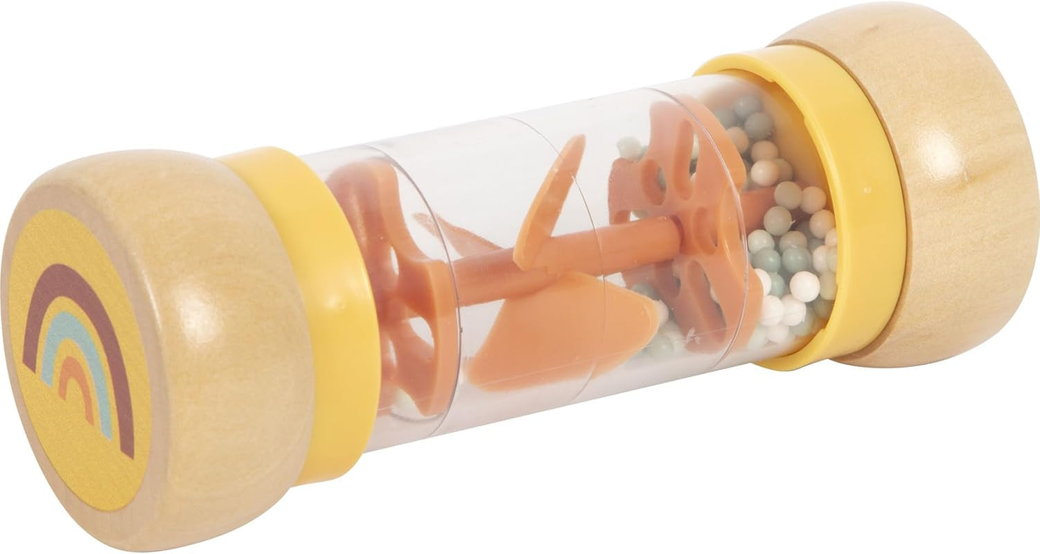 Small Foot rainmaker skallra "Safari", fascinerande sensorisk leksak i trä, för barn från 6 månader, 12458 Baby Toys Naty Shop