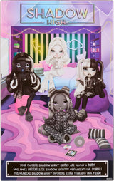 Rainbow High Shadow High Girl's Night Doll - Natasha Zima - 28cm modedocka i nyanser av grått, vitt hår och silveroutfit med accessoarer och kam - För samlare och barn från 6 år och uppåt