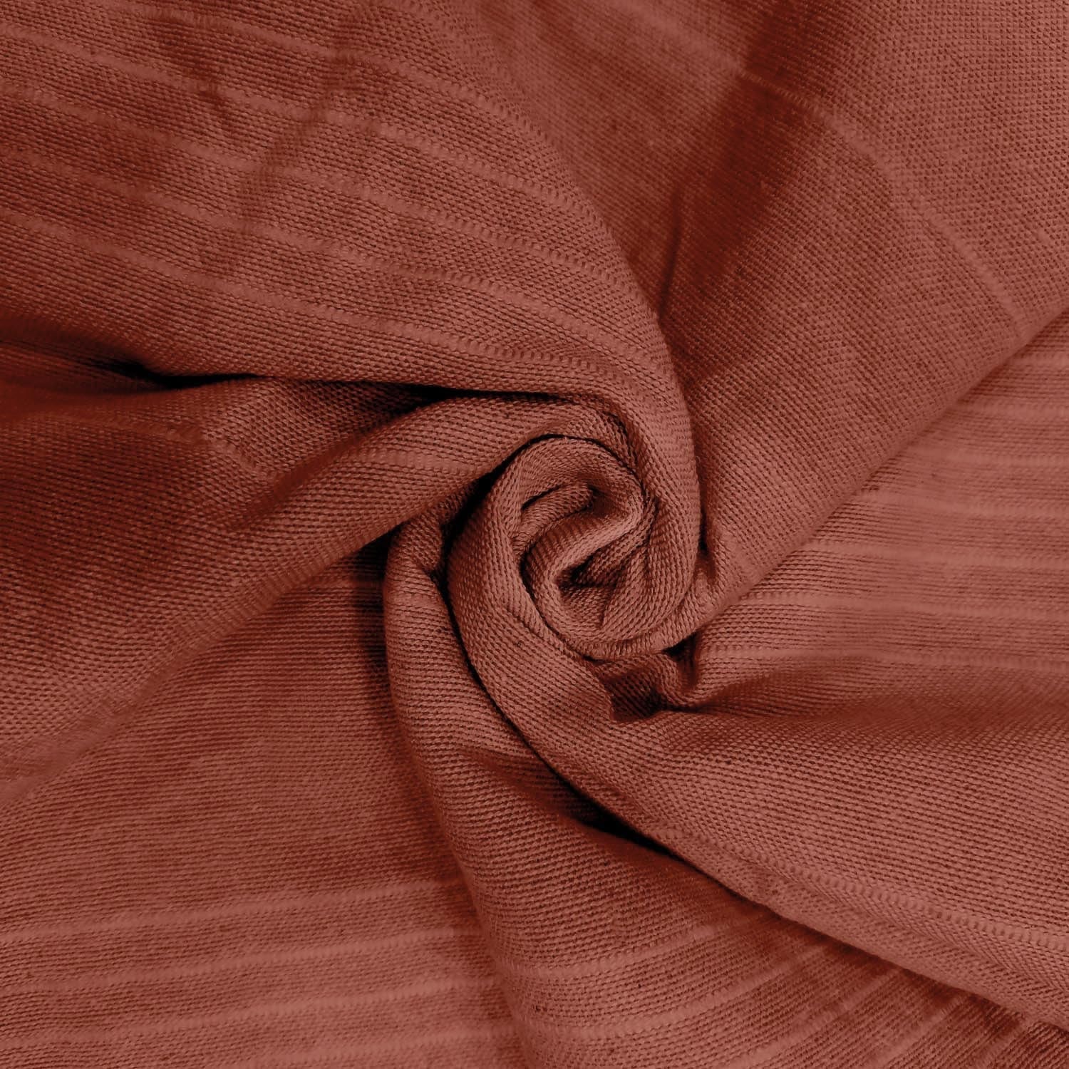 Soleil D'Ocre, Adele, överkast, soffkast, bomull, tegelröd, 220 X 240 Cm Sängar och filtar Besuche den Soleil d'ocre-Store