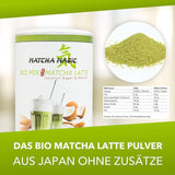 Matchamagic - Ekologiskt matcha lattepulver från Japan med kokosblomsocker för ett utsökt te