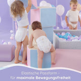 Bella Baby Happy Premiumblöjor, storlek 6, Junior Extra, 15+ kg, 96 st, DERMATEST och OEKO-TEX Seal, Babyblöjor för engångsbruk