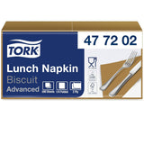 Tork 477840 Lime Lunchservetter / 2-lagers servetter för små måltider eller mellanmål / Avancerad kvalitet / 10 X 200 (2000) pappersservetter / 32,6 X 33 Cm (L X B) / 1/4 vikning
