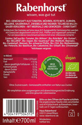 RABENHORST (6 x 700 ml) - Högkvalitativ grönsaksjuice från olika grönsaker med en intensiv kryddig smak Alkoholfria drycker Naty Shop