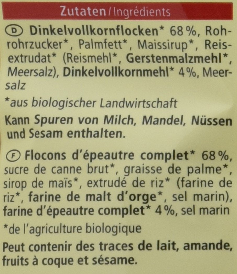 Ekologiskt krispigt korn 3-pack (3 x 750 g)