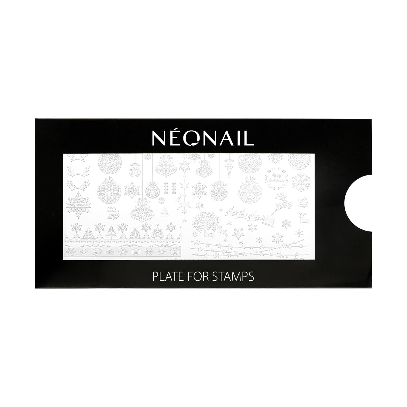 NÉONAIL Nagel Stempel Mit Schaber - Nägel Selber Machen - Nail Art Stämpel - Nageldesign Für Nagel Schablone - French Nails Stempel - Silikon Nagelstempel