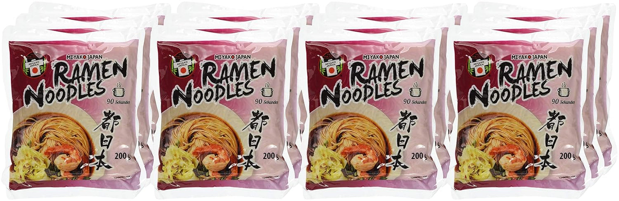 MIYAKO Ramen nudlar i japansk stil, 200g