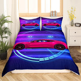 Jungen Cartoon Car Sängkläder Set 135X200,Kinder Bau Fahrzeuge Tröster Abdeckung Für Kind Kleinkind Teens,Dinosaurier Bettbezug,Traktor Maschinerie Bagger Bettdecke Abdeckung,Lkw Autos Bedtuffen Naty Shop Multi 8 220*240+80*80*2