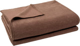 Zoepritz filt i färg: Röd, Tillverkad av 65% Polyester, 35% Viskos, Storlek: 160X200 Cm, 103291-235-160X200 Zoepritz Sängar och filtar sedan 1828 840 Smoke 180X220 Cm