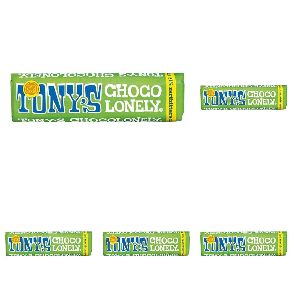Tony's Chocolonely, mjölkchoklad med kola och havssalt 47g