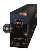 Kaffeekapseln Ristretto, 100 Kapseln für Kapselmaschinen (10x10), 80% återvunnet aluminium i Kapselkörper