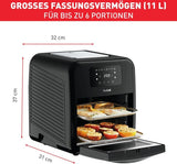 Tefal Easy Fry Ugn & Grill 9-i-1 Hot Air Fryer, 11 L För 6 portioner, 7 tillbehör, 8 program, recept online Vitvaror Naty Shop