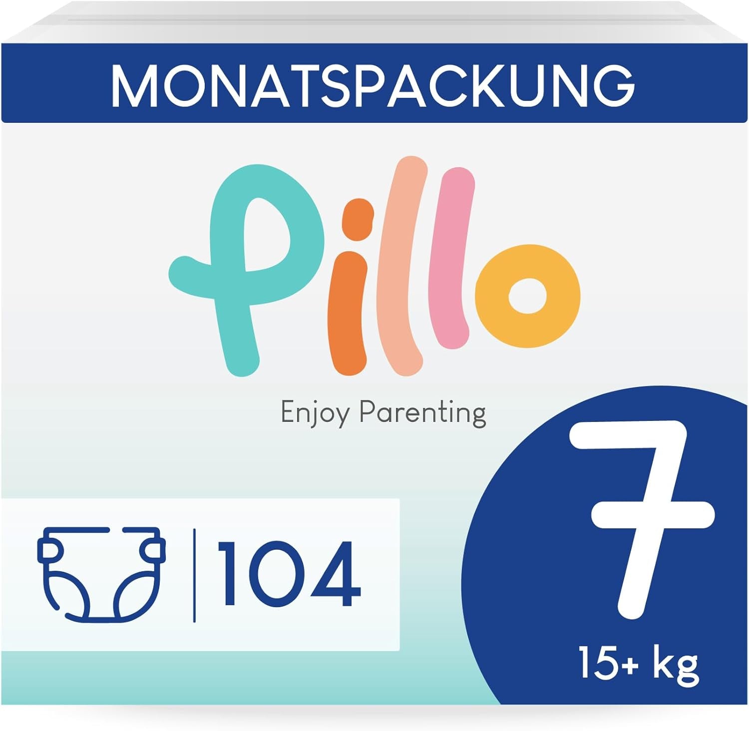 Blöjor Pillo 3 - Kartong med 168 blöjor, 6 förpackningar med 28 blöjor, storlek 3 - Midi (6-10 kg) - Blöjor för bebisar