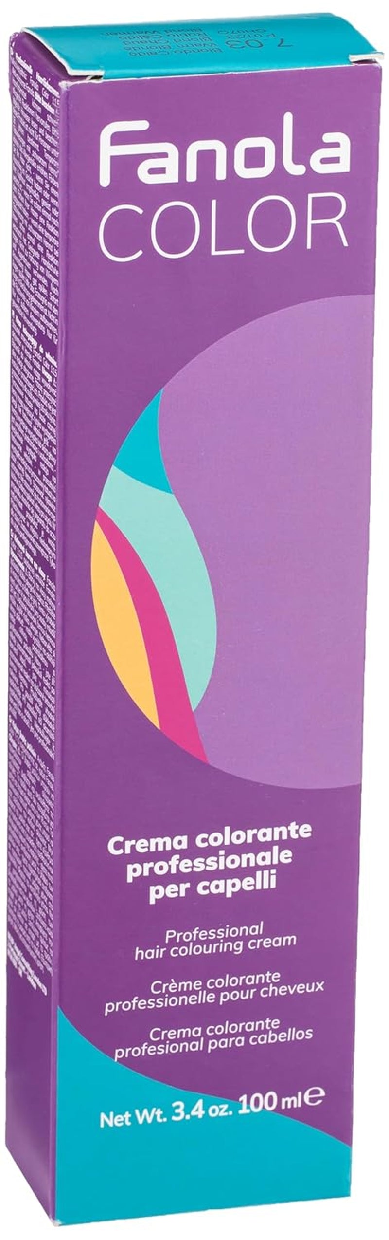 Fanola crema colore Färgkräm 7.0 Blond, 100 ml Hårfärgning Naty Shop 7.03 Varmblond