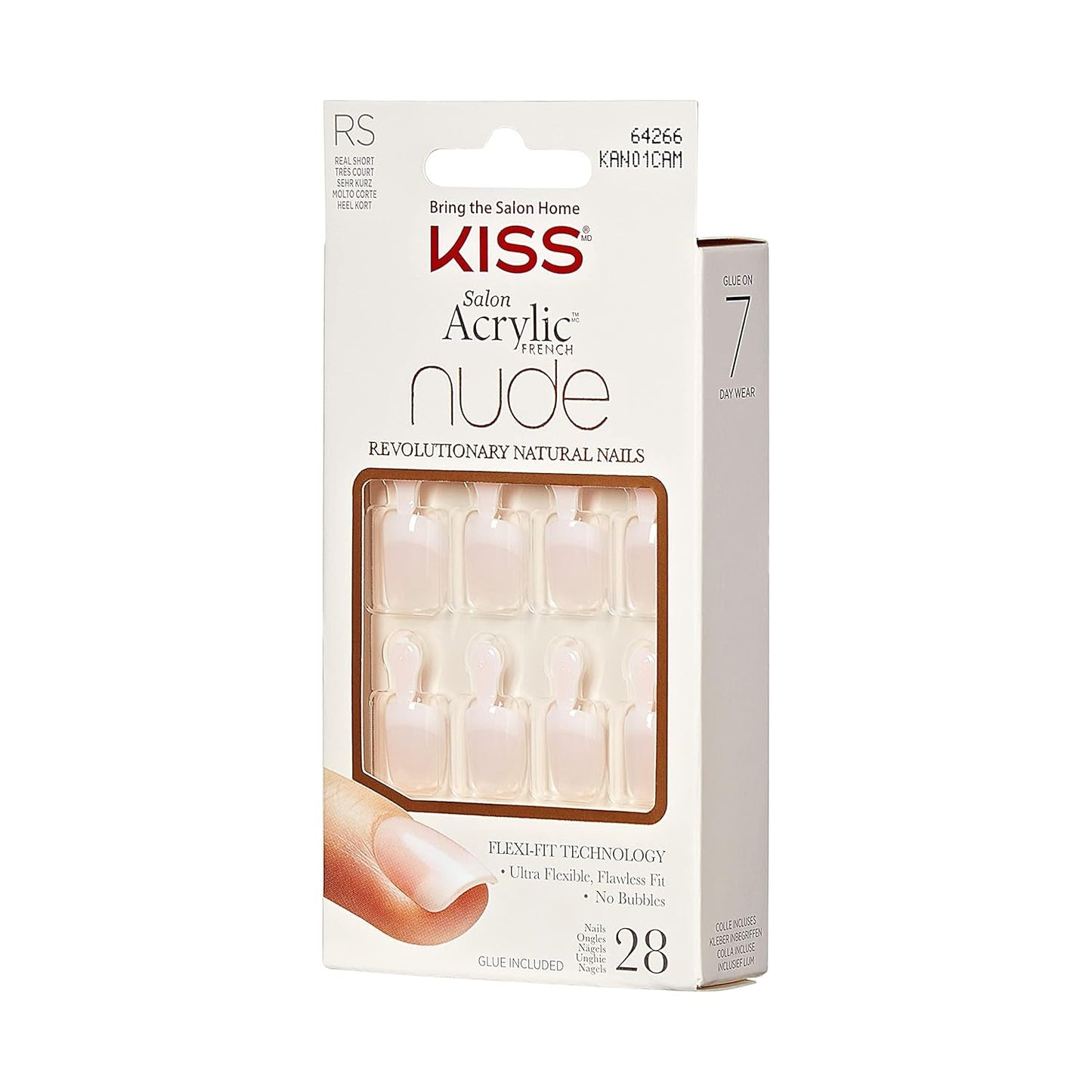 Kiss Nude Nails Amazing Nails (paket med 2)