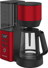 Digital espressomaskin med filter GRUNDIG KM8440, röd, 1000 W, 1,25 liter