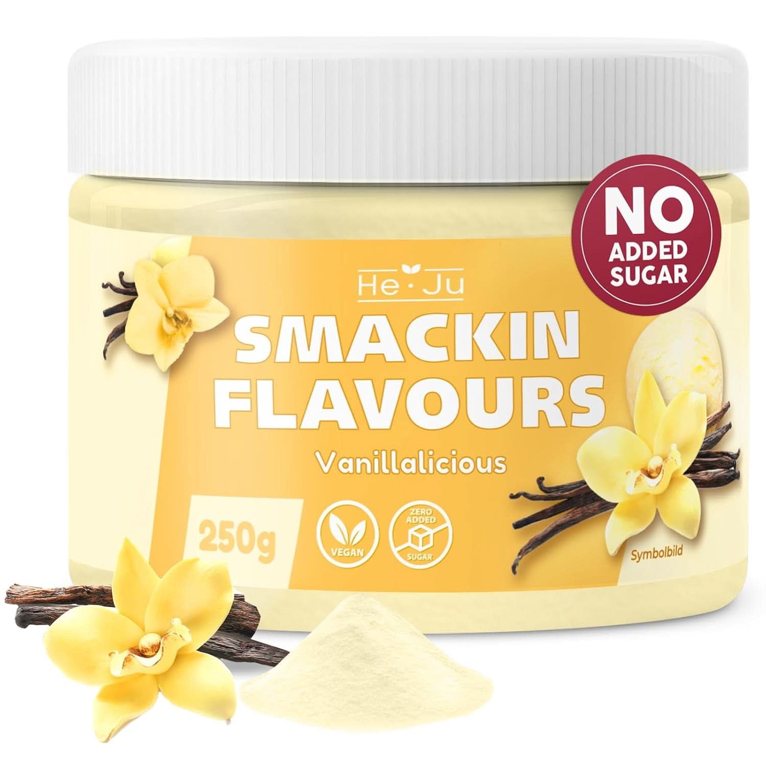 He-Ju, Pulver med vaniljsmak, 250 gram Aromas Naty Shop