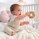 HABA 306692 - Fångstleksak med kulhjul, Fångstleksak från 6 månader, Tillverkad i Tyskland, Colorful Bebe Toys Naty Shop