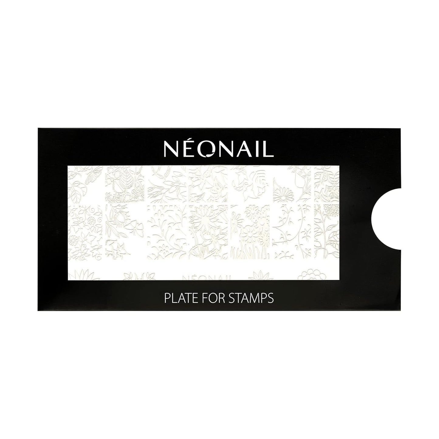 NÉONAIL Nagel Stempel Mit Schaber - Nägel Selber Machen - Nail Art Stämpel - Nageldesign Für Nagel Schablone - French Nails Stempel - Silikon Nagelstempel