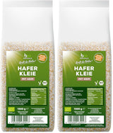 Biocentral ekologisk havrekli 1 kg | Fördelaktigt paket | Proteinkälla med hög fiber | Naturligt vegansk | Från EU:s jordbruk | Lågt sockerinnehåll