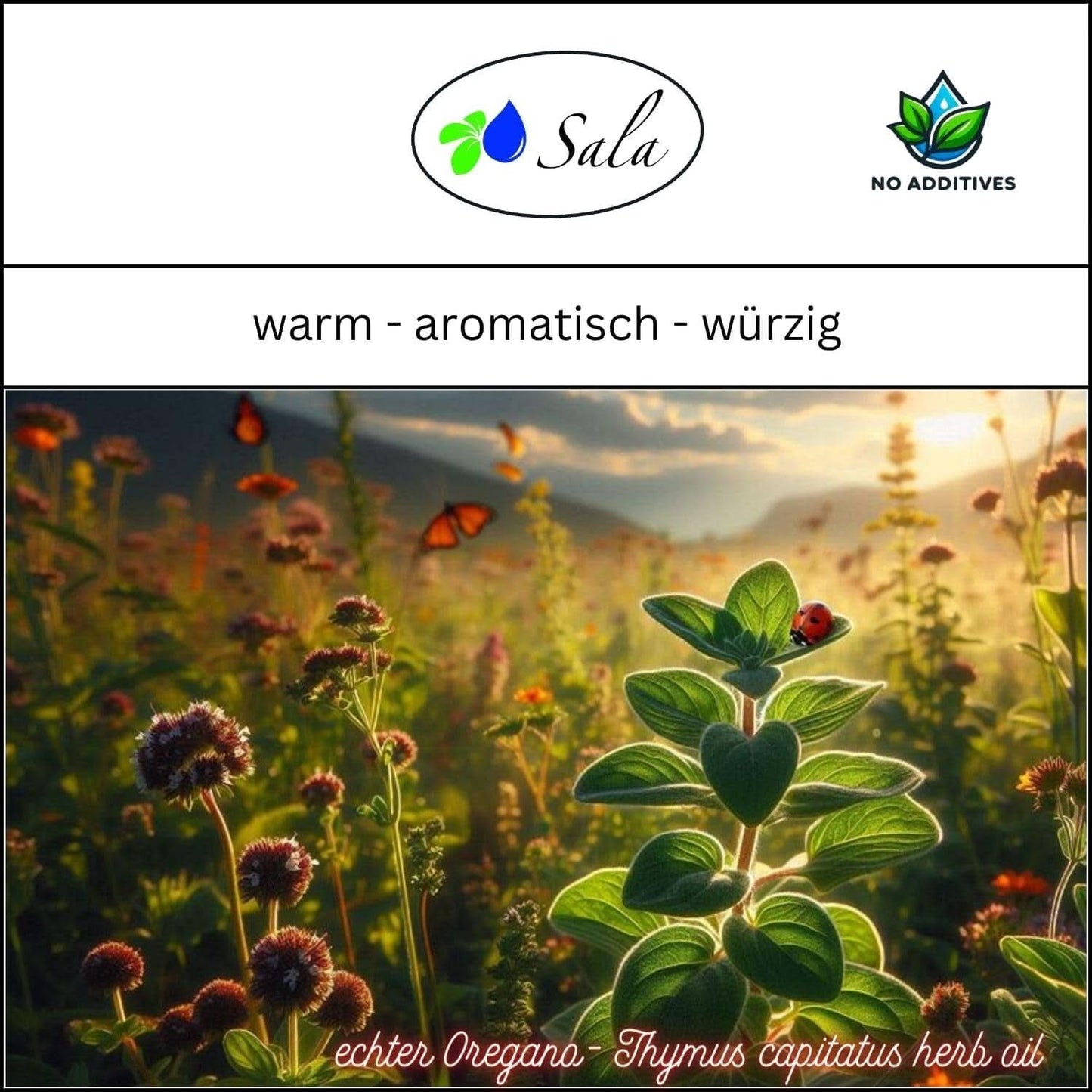 Oregano Oil Arom Essential Oregano Oil BIO - För konsumtion - 100% naturlig 30 ml Arome Naty Shop