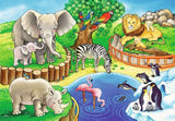 Ravensburger Pussel för barn - 07602 Animals at the Zoo - Pussel för barn från 3 år, med 2X12 bitar Puzzle Naty Shop