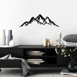 Elegant dekorativ väggtillbehör i svart metall, 70 x 22 cm | 100 % metall (tjocklek 1,5 mm) | Enkel väggmontering | Perfekt för en modern dekoration Statyetter och skulpturer Naty Shop Standardtitel