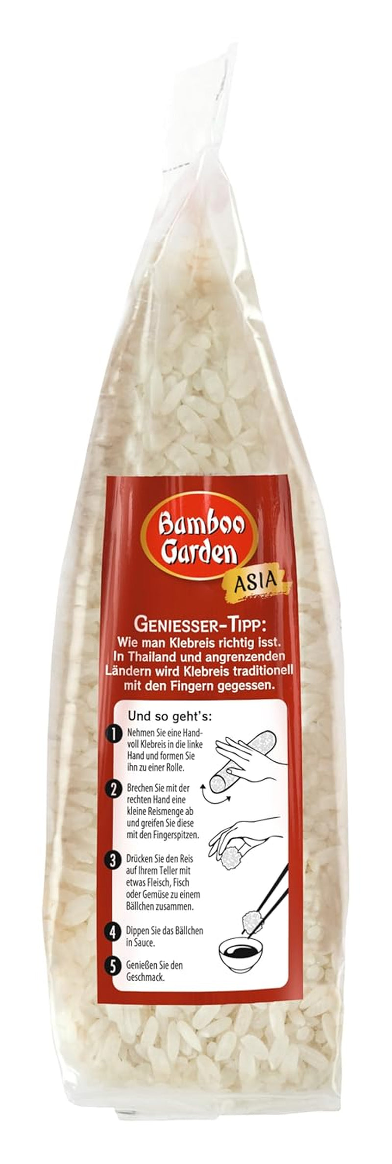 Bamboo Garden - Sticky rice, 500g per påse
