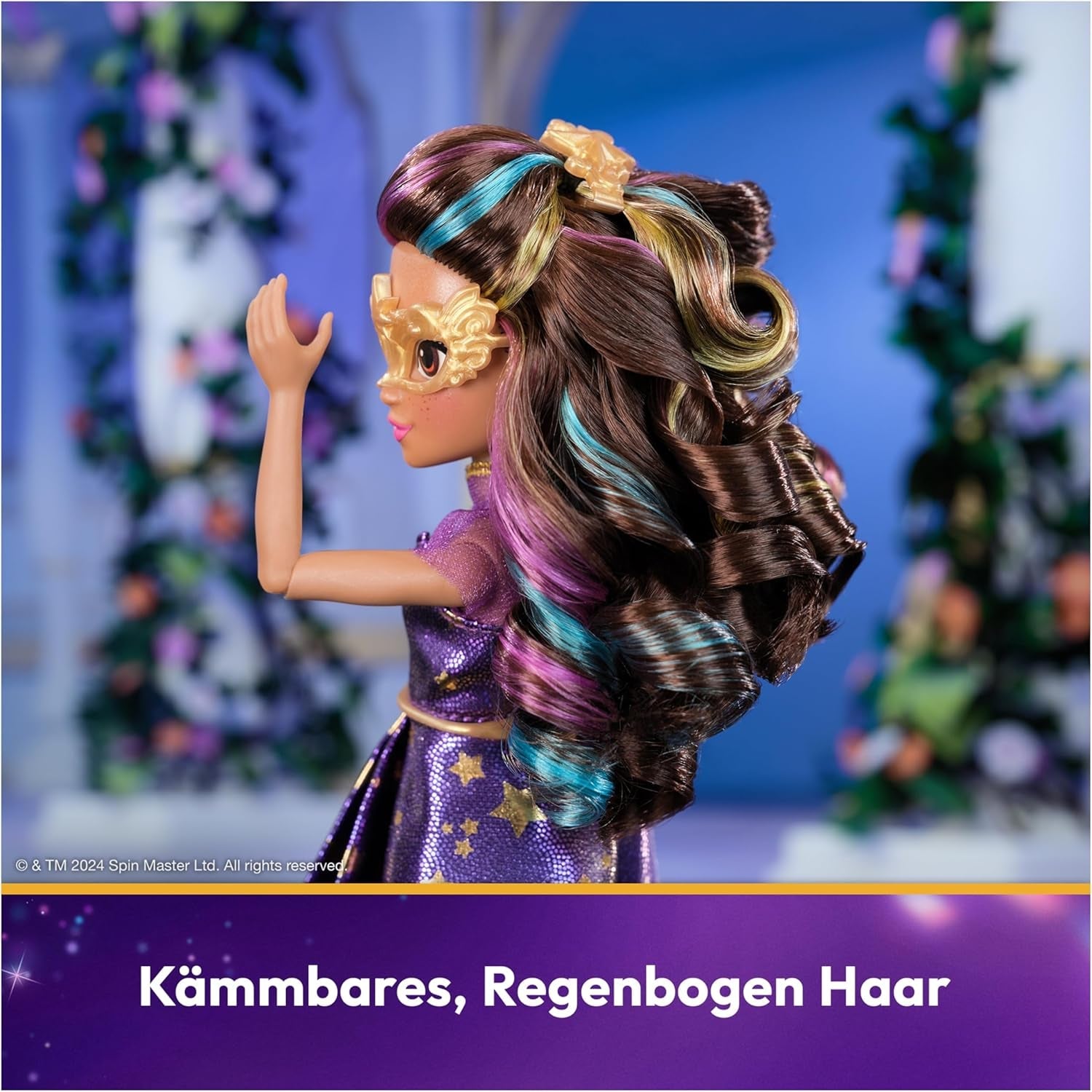 Unicorn Academy Deluxe Masquerade Ball - Sophia Original Doll från den populära Netflix-serien, 24 cm lång, med 2 outfits och tillbehör, från 4 år och uppåt