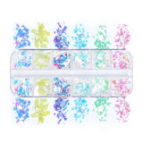 JMEOWIO Nail Glitter 12 Grids Mermaid Nail Art Dekoration Tillbehör Nageldesign