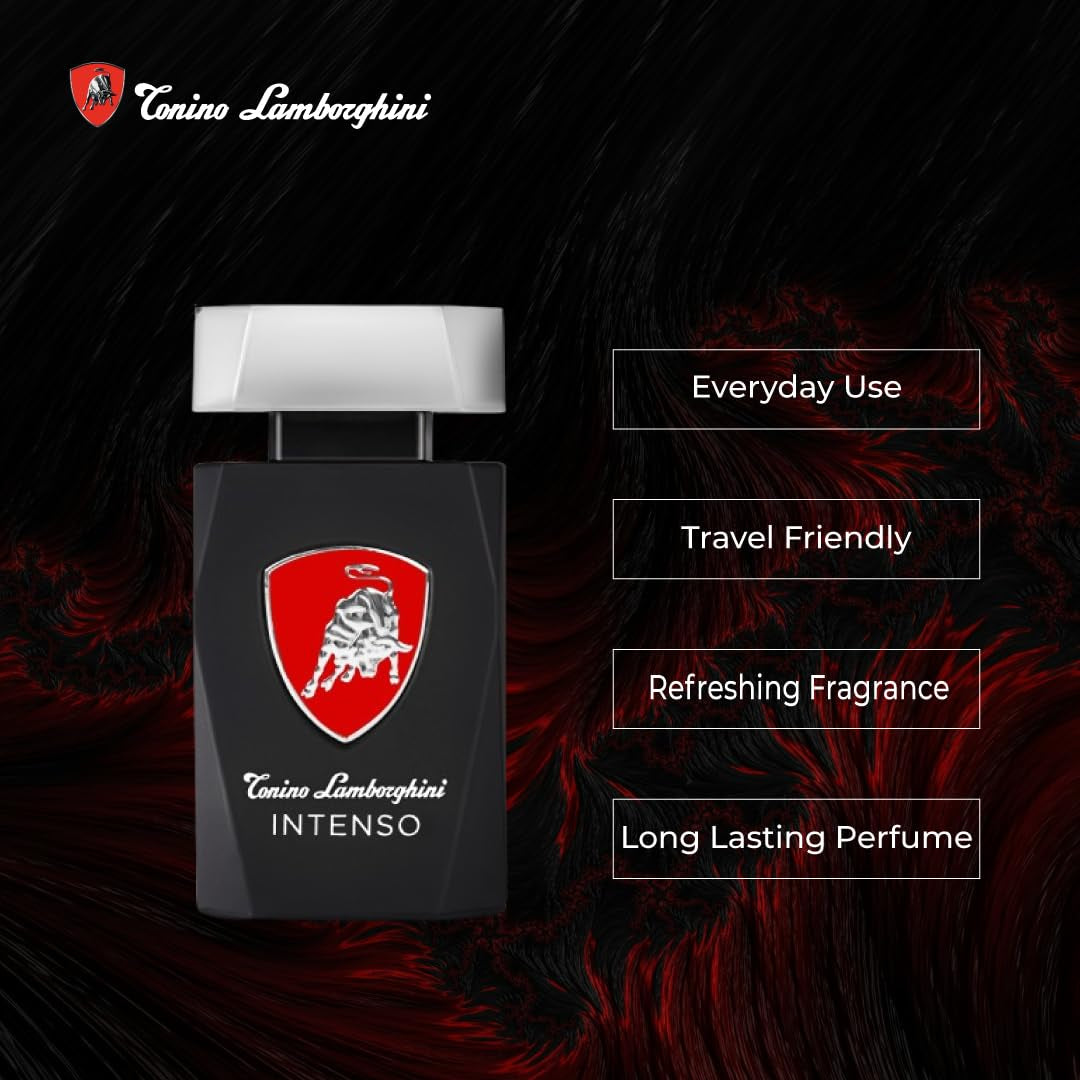 Tonino Lamborghini Intenso för män 4,2 oz EDT Spray Naty Shop hårborttagningsprodukter