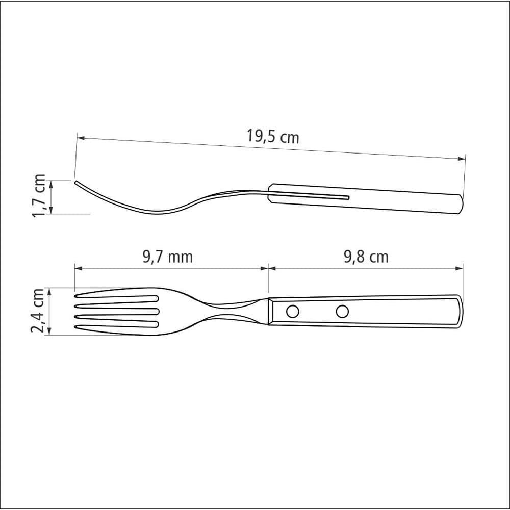 Tramontina 14-delad grillbestickset i rostfritt stål Steakbestick Grillset Kök Naty Shop
