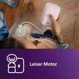 Philips Avent Elektrische Natural Motion Milchpumpe - Set Zum Abpumpen, Aufbewahren Und Füttern Inkl. Flaschen, Schnuller Und Becher (Modell SCD340/31) Mat och amningstillbehör Bebe Naty Shop