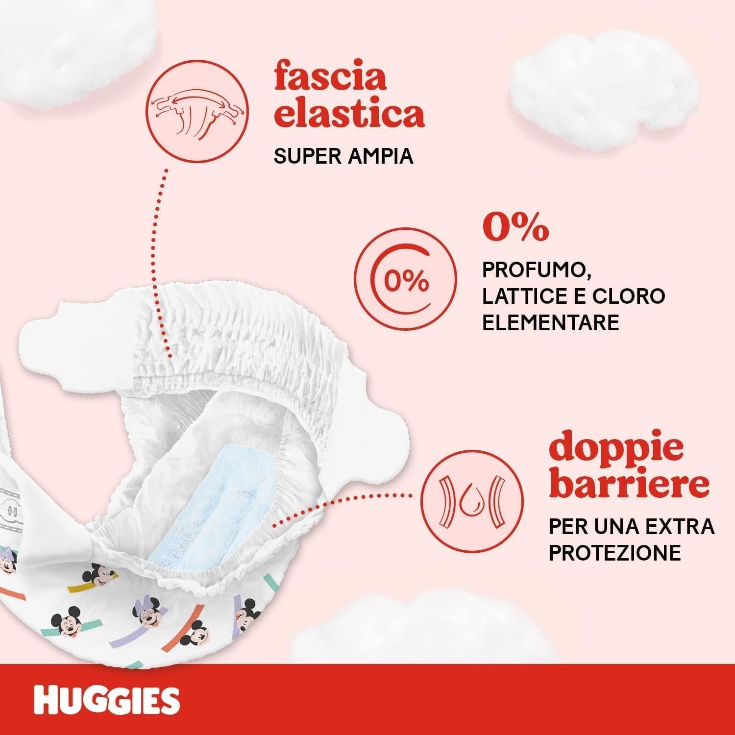 Huggies Ultra Comfort blöjor, storlek 3 (4-9 kg), Disney design, 168 st
