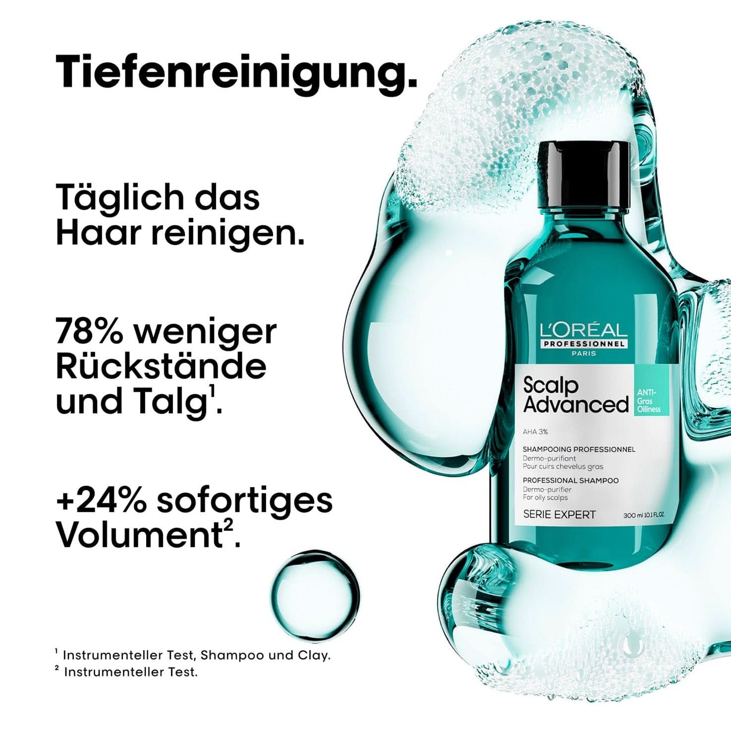 L'Oréal Professionnel rengöringsschampo för fet hårbotten, 300 ml Naty Shop dusch och bad
