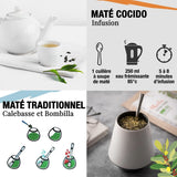 ORIGEENS BIO YERBA MATE MED MYNTA OCH CITRON 200 G - Friskhet I Orostad Bio Yerba Mate, blad, utan stjälkar och damm