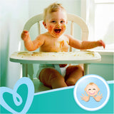 Pampers Fresh Clean Baby Wipes 81688041, 3x52 delar, (babyservetter, plastpåse, flicka/pojke, turkos, vit, Tyskland, 896,7 g)