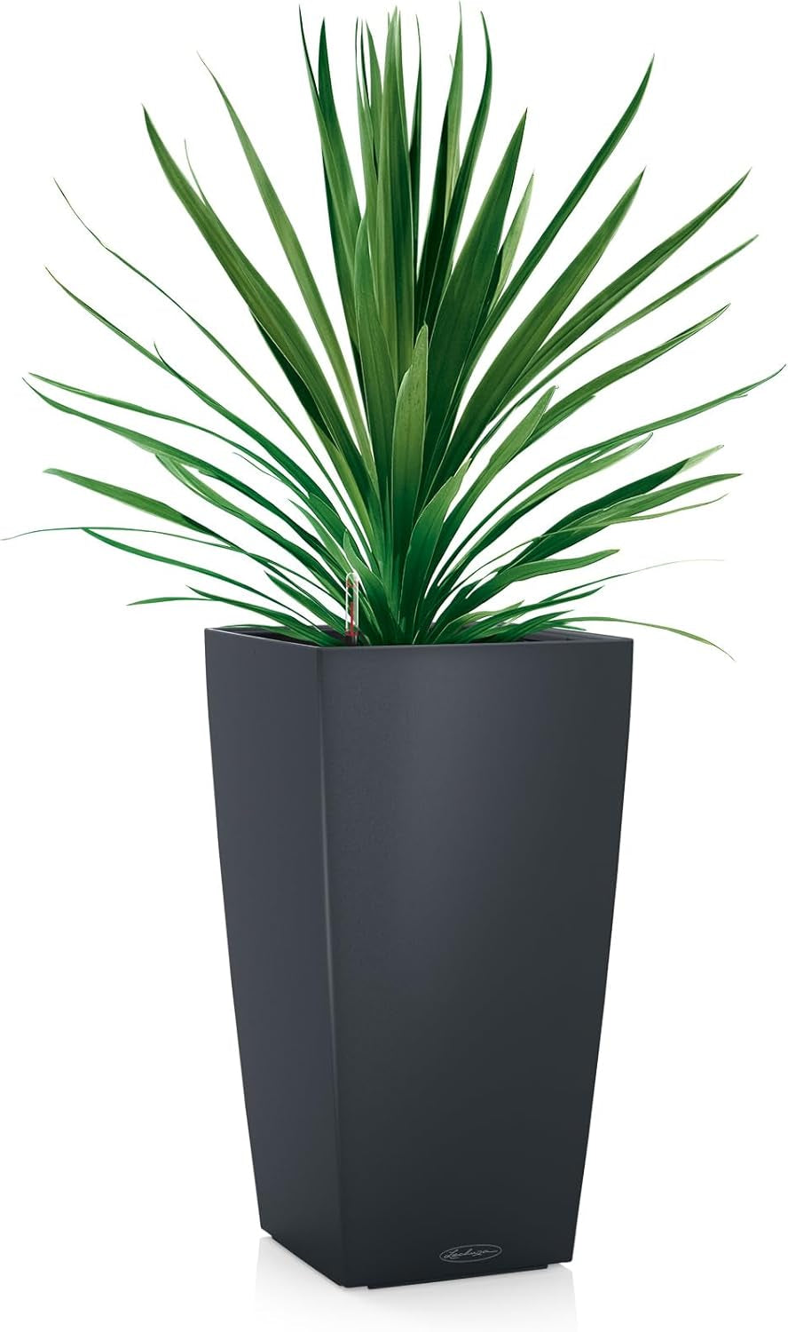 LECHUZA CUBICO Färg 30 skiffergrå 13138, 29,5x29,5x56,5 cm
